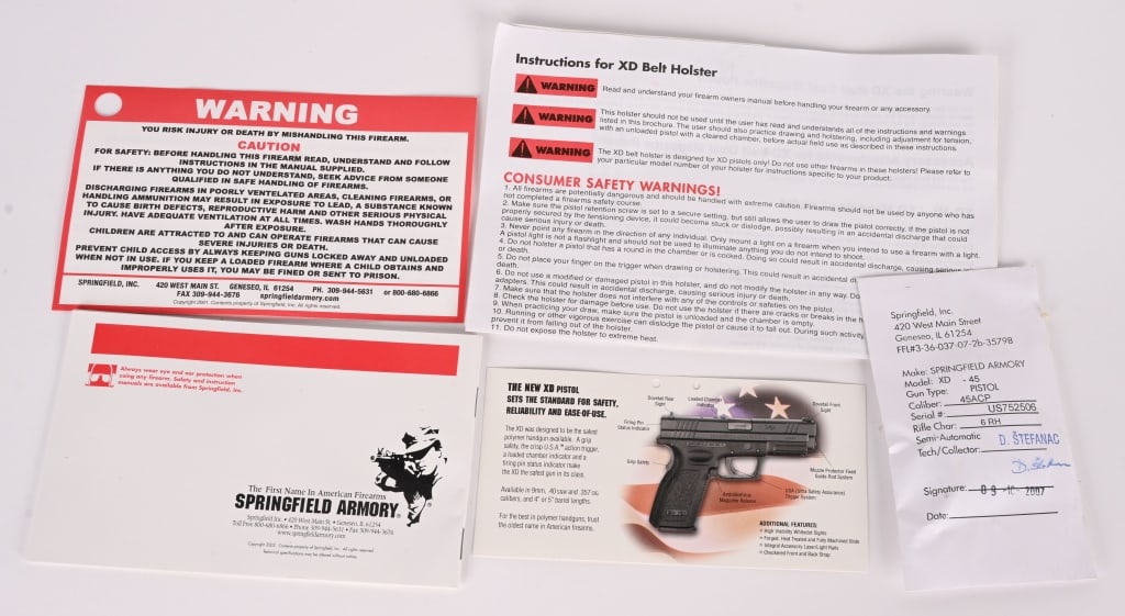 SPRINGFIELD MODEL XDS .45 ACP WITH CASE - 5