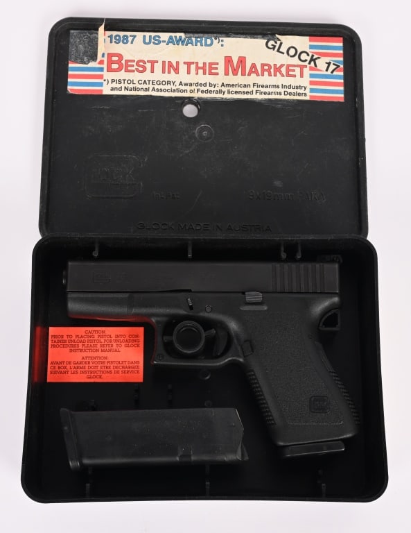 GLOCK 19 GEN 2 SEMI AUTO PISTOL: SERIAL NUMBER: BP352US. BARREL: 4". CALIBER: 9X19. The GLOCK 19 Gen 2, introduced in 1988 and produced until 1997, is a 9mm compact "Safe Action" pistol known for its simplicity, reliability, and