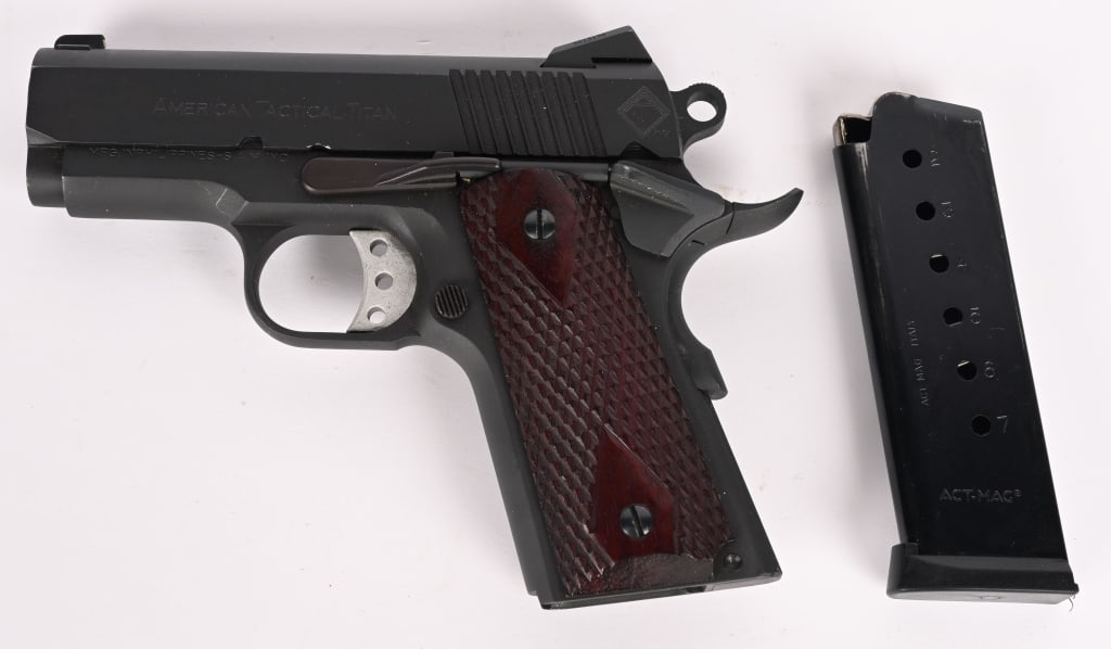 AMERICAN TACTICAL TITAN .45ACP SEMI AUTO PISTOL (1 of 5)