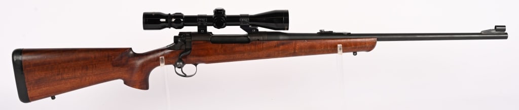 SPORTERIZED EDDYSTONE 1917 BOLT ACTION RIFLE 30-06: SERIAL NUMBER: 1024204. BARREL: 22 1/2". CALIBER: 30-06 SPRINGFIELD. This sporterized Eddystone by D&D Gun shop in Troy MI, features the 1917 action, after market trigger, Monte Carlo style wood