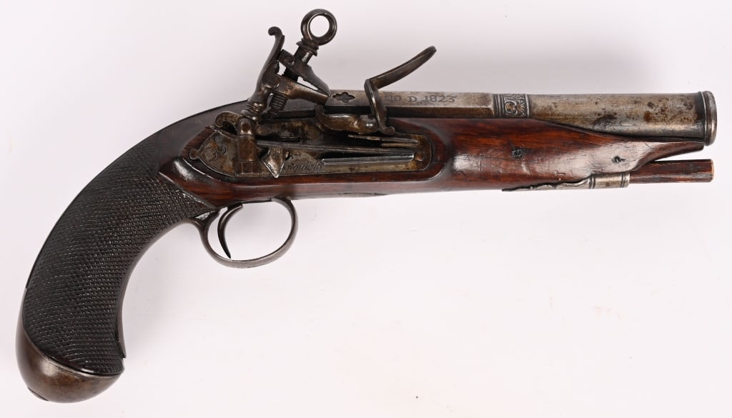 R. GUISOLA SPANISH MIQUELET BELT PISTOL (1 of 11)