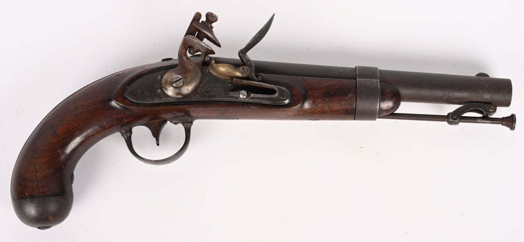 A. WATERS MODEL 1836 FLINTLOCK MARTIAL PISTOL (1 of 12)