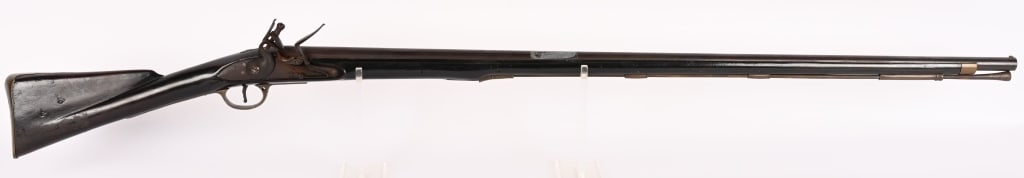ENGLISH 3RD MODEL BROWN BESS FLINTLOCK MUSKET: SERIAL NUMBER: N/A, BARREL: 43 1/2", CALIBER .about .70 , MFG: Early 19th Century. 3rd Model Brown Bess that appears to be a professional re-conversion to flintlock. Lock is marked Tower behind the ha