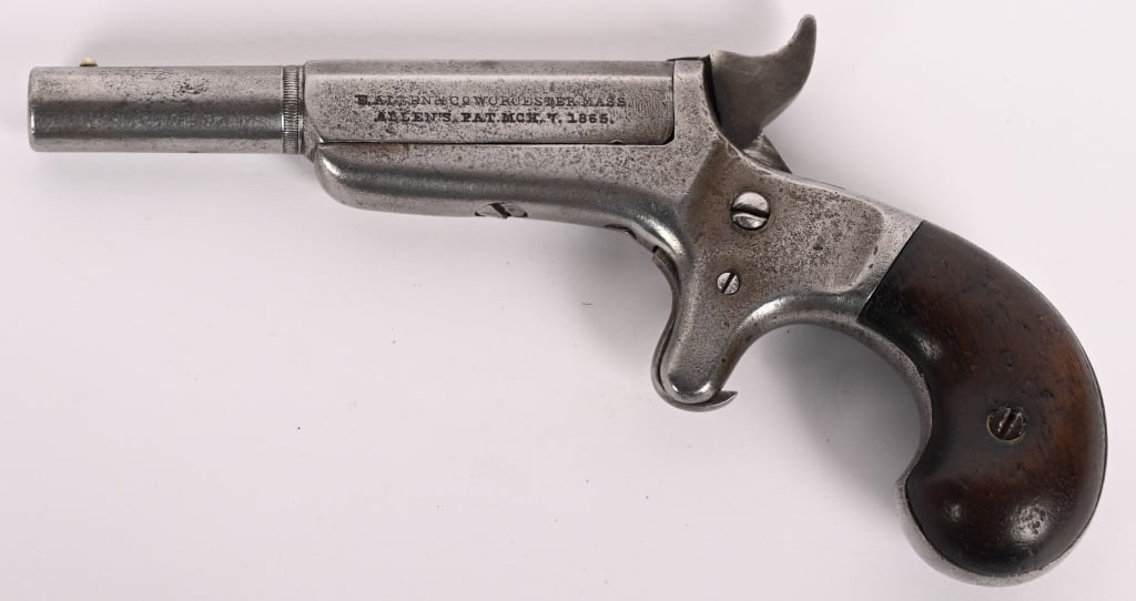 E. ALLEN .22RF SINGLE SHOT DERRINGER (1 of 4)