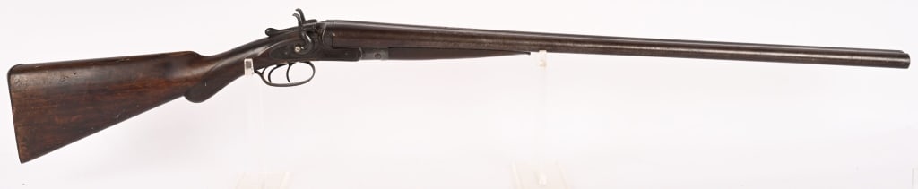 WINCHESTER ENGLISH SXS CLASS C ENGRAVED SHOTGUN: SERIAL NUMBER: 1287. BARREL: 30". GAUGE: 12 GA. CHOKE: MOD. CHAMBER: 2 1/2". LOP: 14". This SXS features Damascus barrels, checkered wood stocks, finely engraved scrolling on receiver and forend