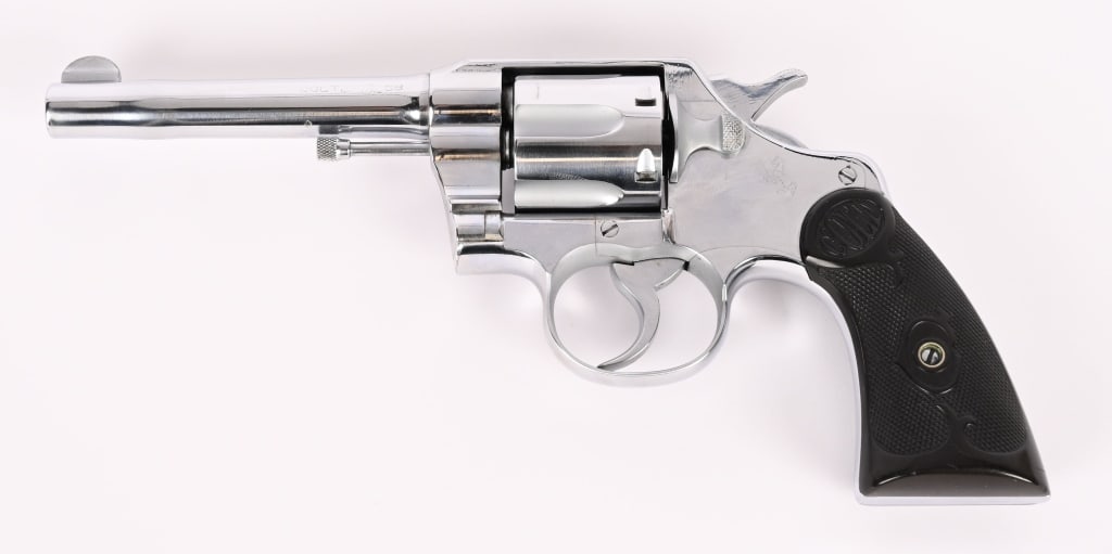 NICKEL COLT ARMY SPECIAL IN 38 SPECIAL (1 of 4)
