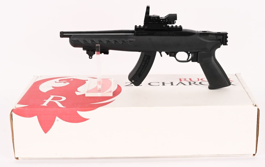 RUGER 22 CHARGER SEMI AUTO W/ RED-GRN DOT (1 of 5)