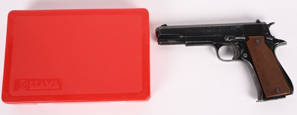 STAR BONIFACIO ECHEVERRIA MODEL SUPER B PISTOL: SERIAL NUMBER: 47345. BARREL: 5". CALIBER: 9MM PARA. MANUFACTURED: 1972. The model SUPER B pistol is the 9mm Parabellum/Luger variant of the A/B series of 1911-inspired pistols that led Star design fo