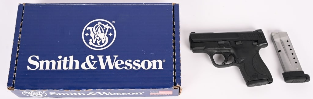SMITH & WESSON M&P 9 SHIELD SEMI AUTO PISTOL (1 of 7)
