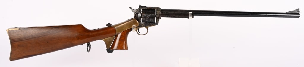 UBERTI CATTLEMAN BUNTLINE REVOLVER W/ STOCK .44MAG (1 of 9)