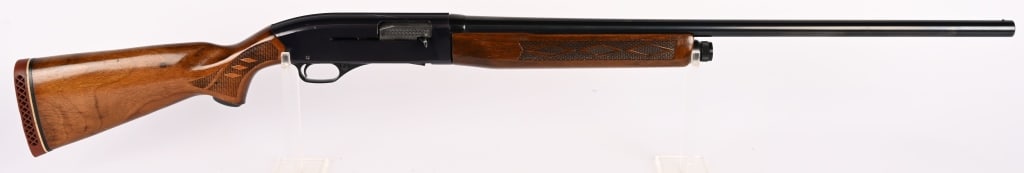 WINCHESTER 1400 SEMI AUTOMATIC 12GA SHOTGUN: SERIAL NUMBER: 117810. BARREL: 28 1/2". GAUGE: 12 GA. CHOKE: MOD. CHAMBER: 2 3/4". LOP: 14". MANUFACTURED: circa 1964. The Winchester Model 1400 is a gas-operated, semi-automatic shotgun produced