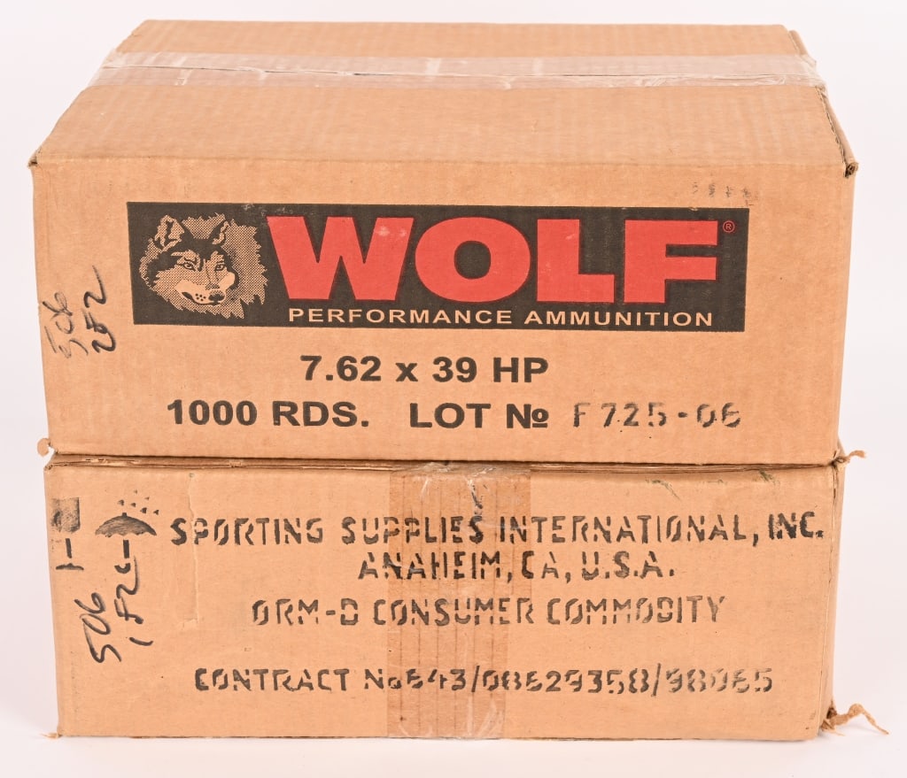 2000 ROUNDS OF 7.62X39 RIFLE AMMUNITION (1 of 1)