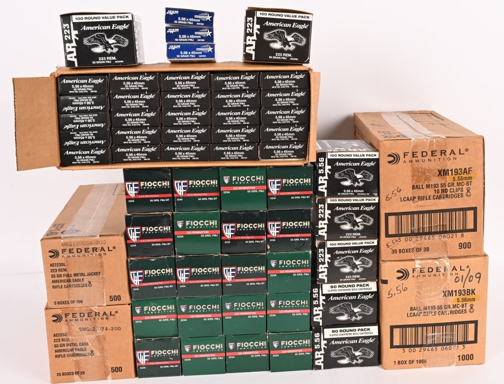4640 ROUNDS OF .223REM & 5.56 RIFLE AMMUNITION (1 of 1)