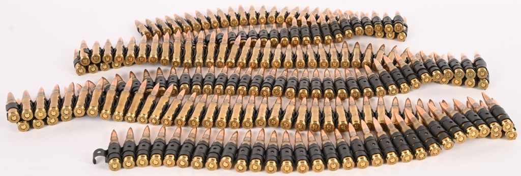 200 ROUNDS OF BELTED 7.62 NATO MoD AMMUNITION (1 of 2)