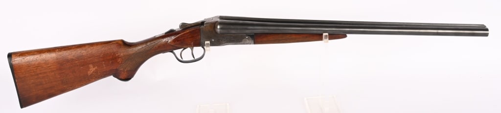 LEFEVER NITRO SPECIAL 16GA SXS SHOTGUN: SERIAL NUMBER: 297646. BARREL: 21". GAUGE: 16 GA. CHOKE: CYL (LEFT), CYL (RIGHT). CHAMBER: 2 1/2". LOP: 14". This shotgun features Checkered stocks, blued barrel and waterfowl engravings on the
