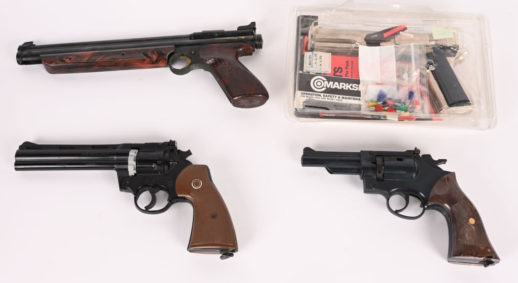 LOT OF FOUR AIT PISTOLS / REVOLVERS (1 of 5)