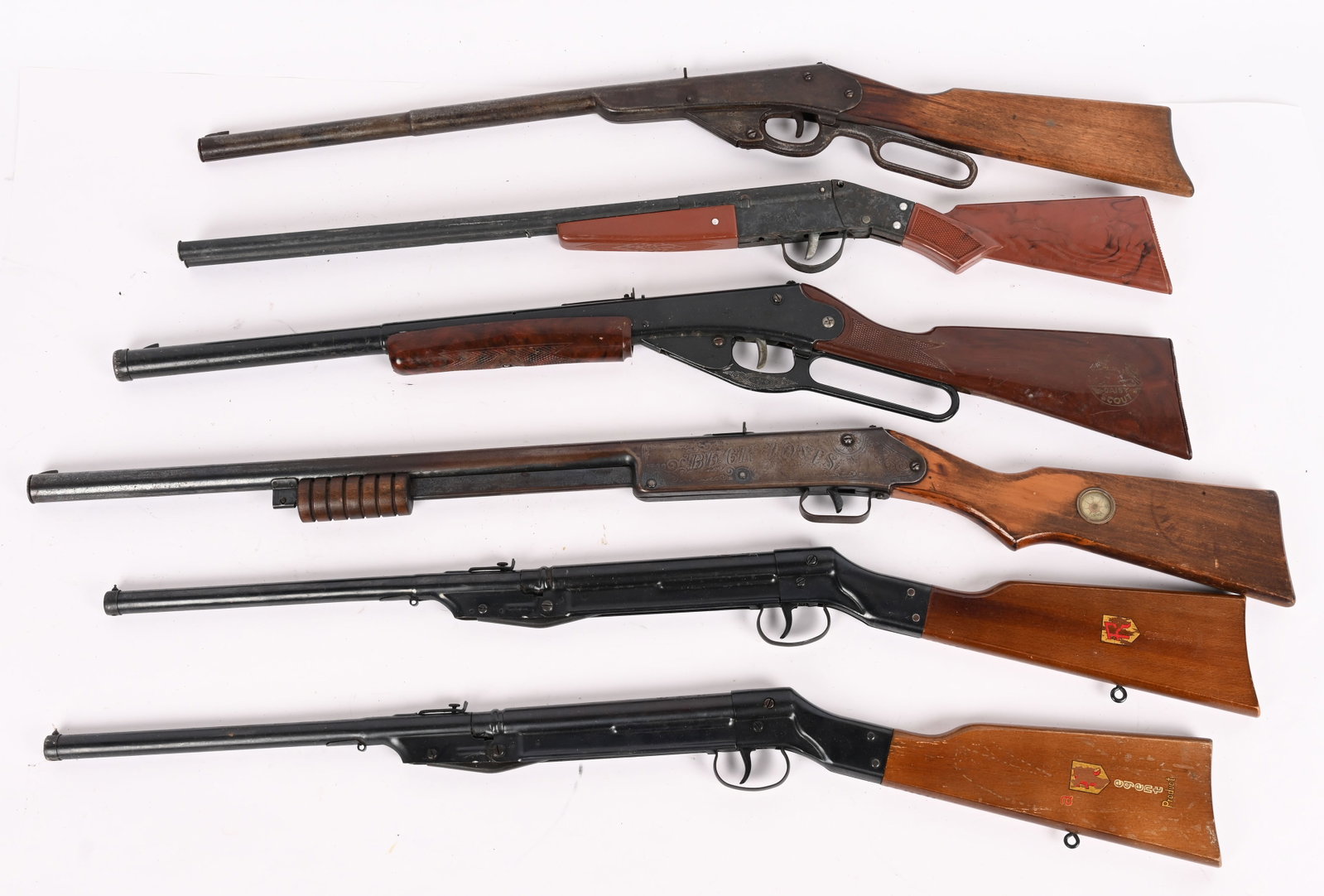 LOT OF 6 VINTAGE RIFLE BB GUNS, DAISY & OTHERS (1 of 6)