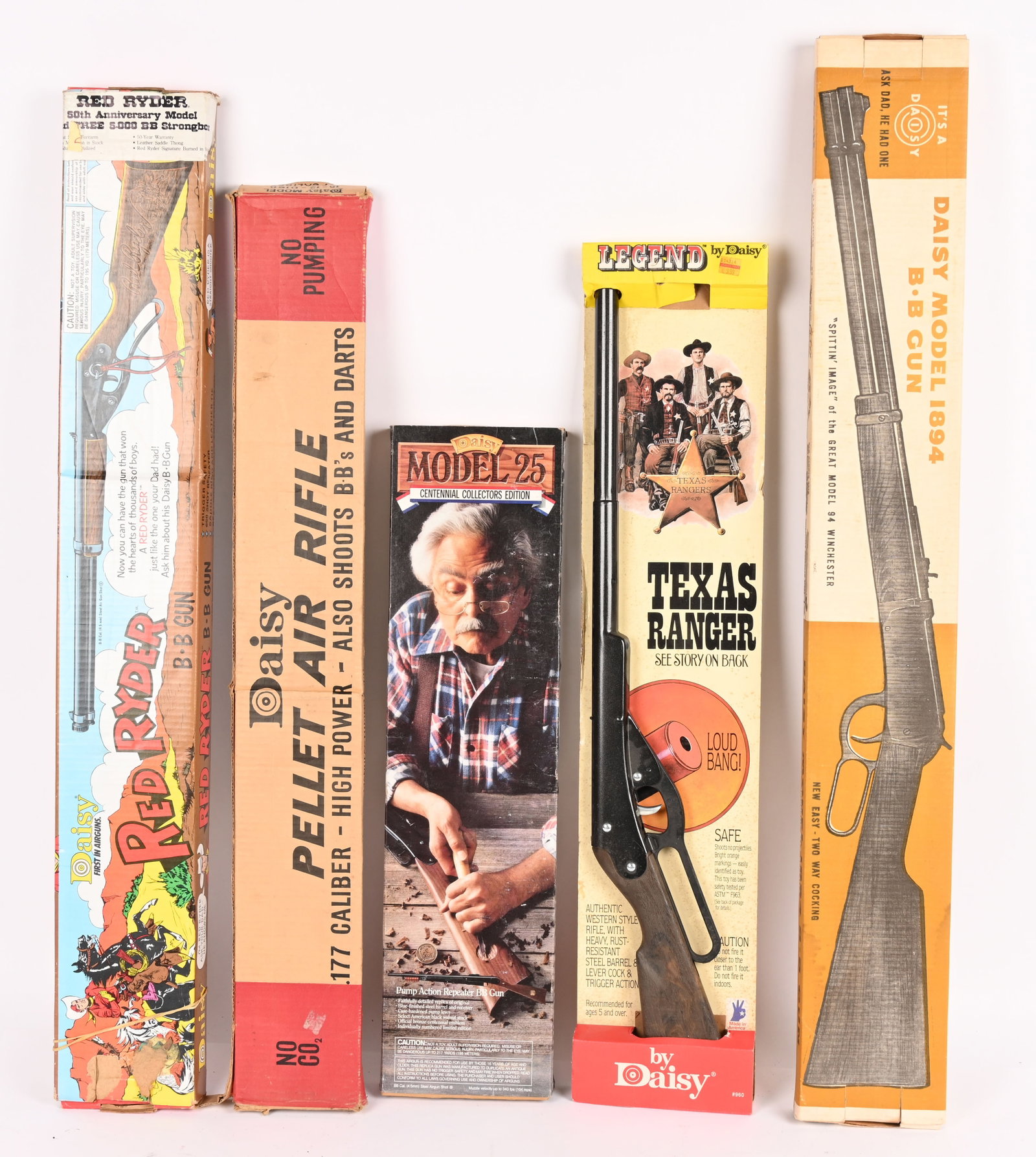 LOT OF 5 DAISY RIFLE BB GUNS INCL 50TH ANNIVERSARY (1 of 4)