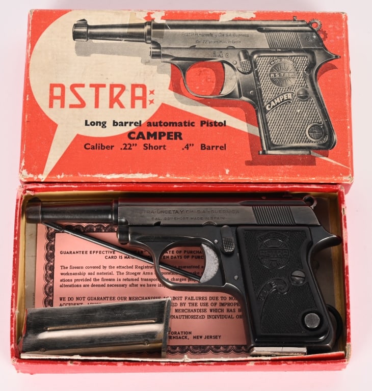 ASTRA MODEL 2000 CUB CAMPER .22 SEMI AUTO PISTOL (1 of 5)