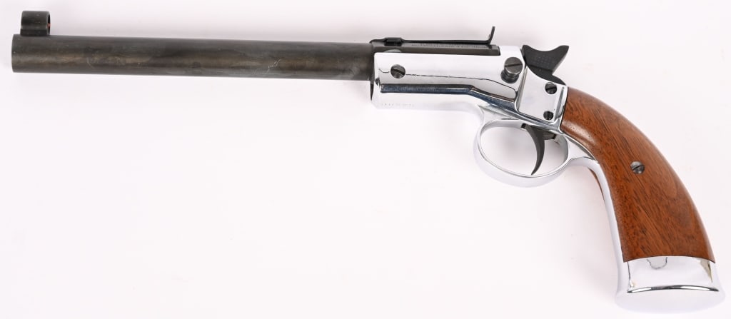 HUNTER FIREARMS TOP BREAK .22 SINGLE SHOT PISTOL (1 of 5)