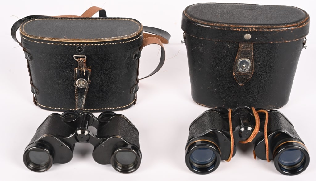 LOT OF 2 VINTAGE BINOCULARS, SANS STREIFFE & ZEISS (1 of 6)