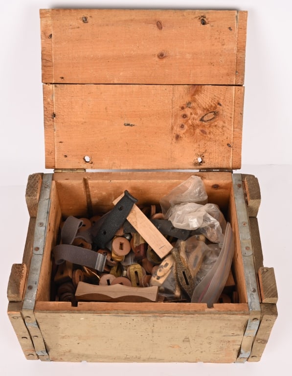 LARGE LOT OF KNIFE MAKING COMPONENTS (1 of 4)