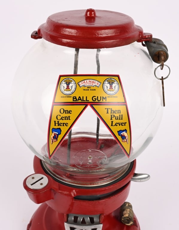 1c COLUMBUS MODEL B GUMBALL MACHINE - 2