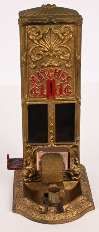 1c NORTHWESTERN SELLEM MATCH VENDING MACHINE (1 of 6)