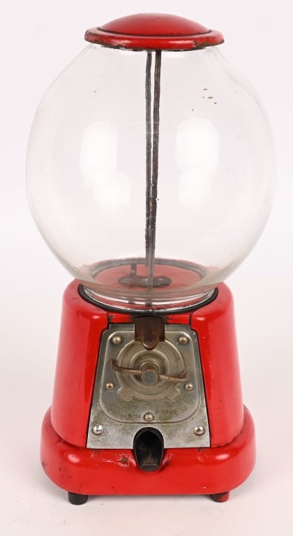 ADVANCED 1c GLOBE STYLE GUMBALL MACHINE (1 of 7)
