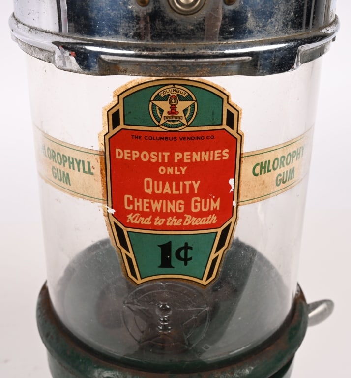 1c COLUMBUS GUMBALL MACHINE - 5