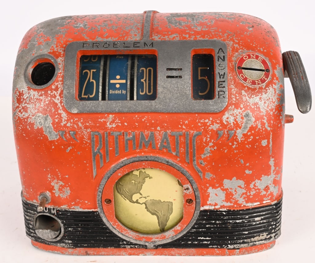 1c DAVAL MFG RITHMATIC TRADE STIMULATOR (1 of 6)