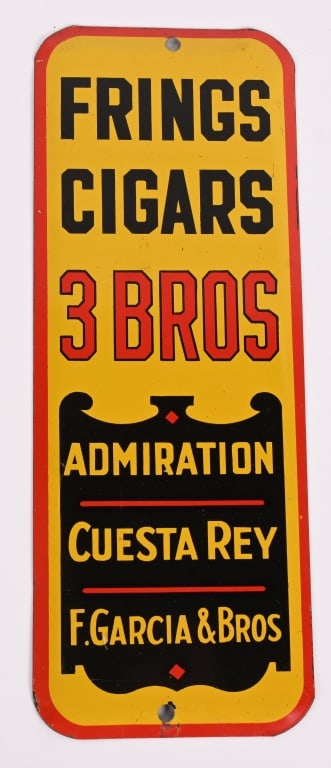3 BROS CIGARS TIN DOOR PUSH (1 of 2)