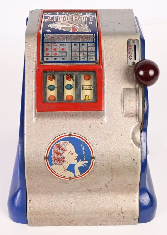 5c LIBERTY BELL SLOT STYLE TRADE STIMULATOR (1 of 8)