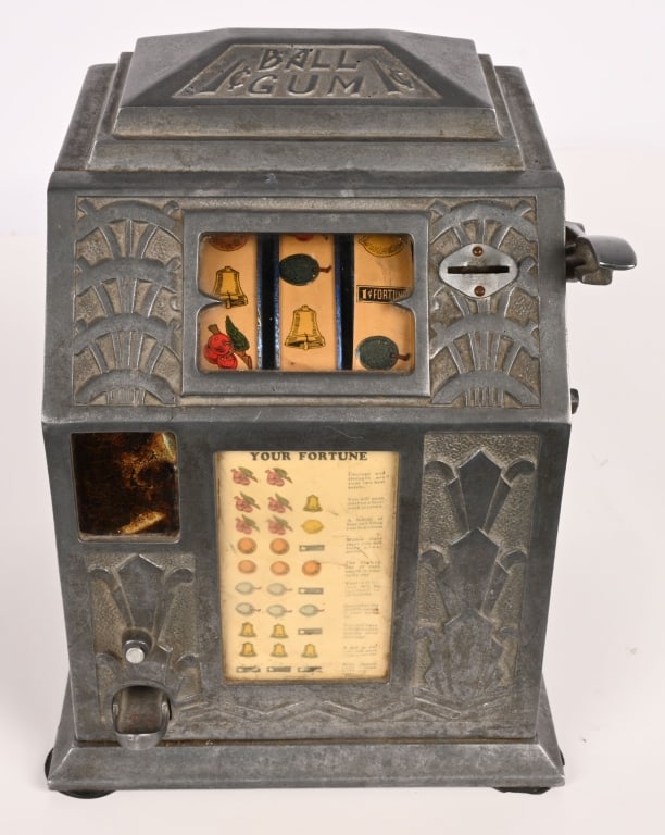 1c BUCKLEY GUMBALL VENDOR FORTUNE TELLER MACHINE (1 of 9)