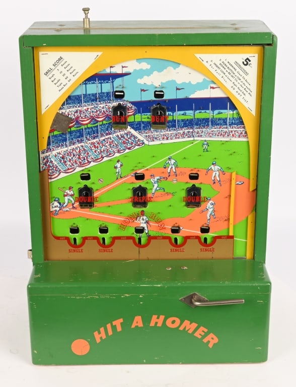 5c HIT A HOMER BASEBALL TRADE STIMULATOR (1 of 9)
