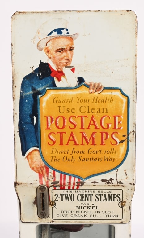 5c UNCLE SAM POSTAGE STAMPS VENDOR - 2