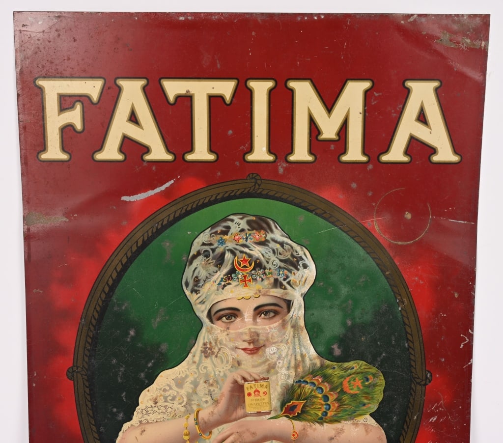 FATIMA CIGARETTES TIN SIGN - 2