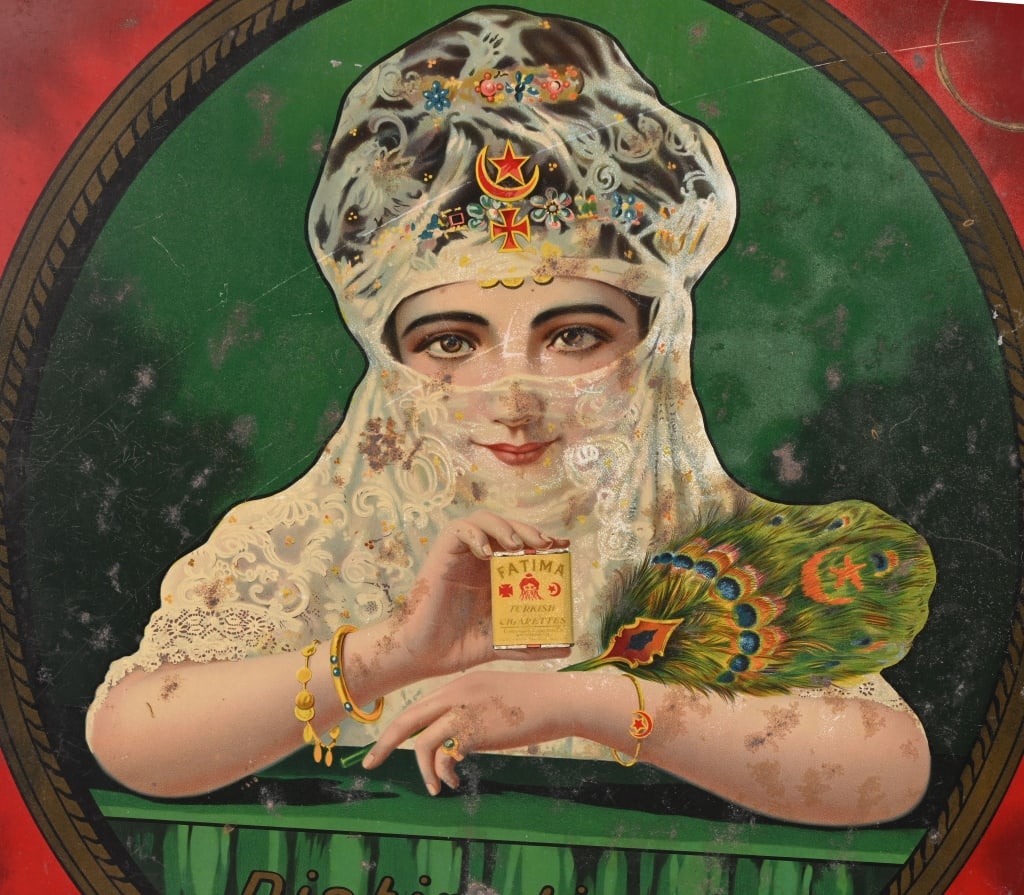 FATIMA CIGARETTES TIN SIGN - 3