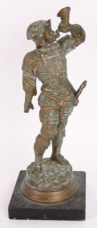 VICTORIAN VANCE FIGURAL GAS CIGAR LIGHTER: Very nice cast metal Victorian Gas Cigar Lighter. All original with wonderful details. 14 1/2" Excellent
