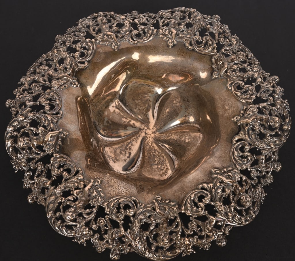 BAILEY BANKS & BIDDLE STERLING SILVER BOWL 1179g (1 of 7)