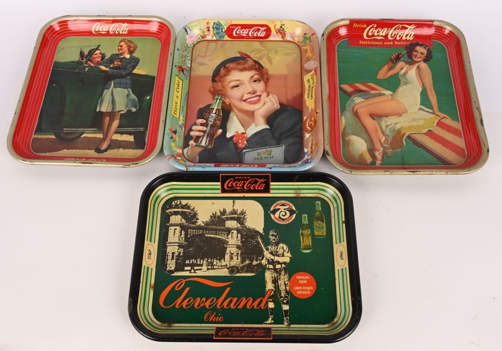 4- COCA COLA SERVING TRAYS (1 of 7)