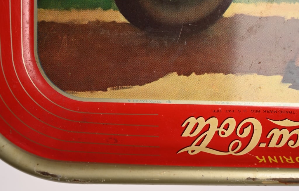4- COCA COLA SERVING TRAYS - 6