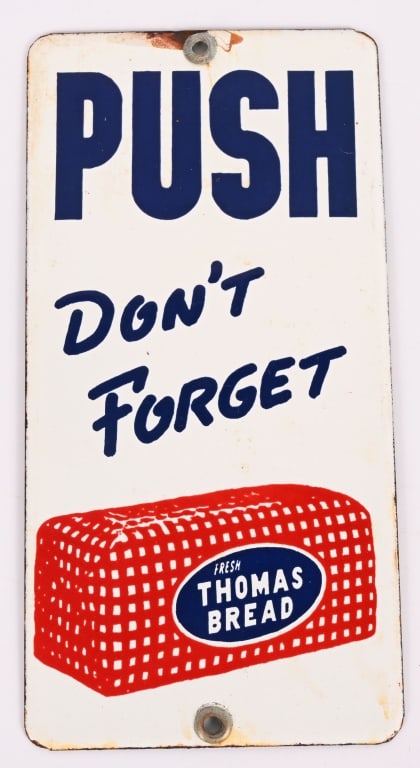 THOMAS BREAD PORCELAIN DOOR PUSH (1 of 2)