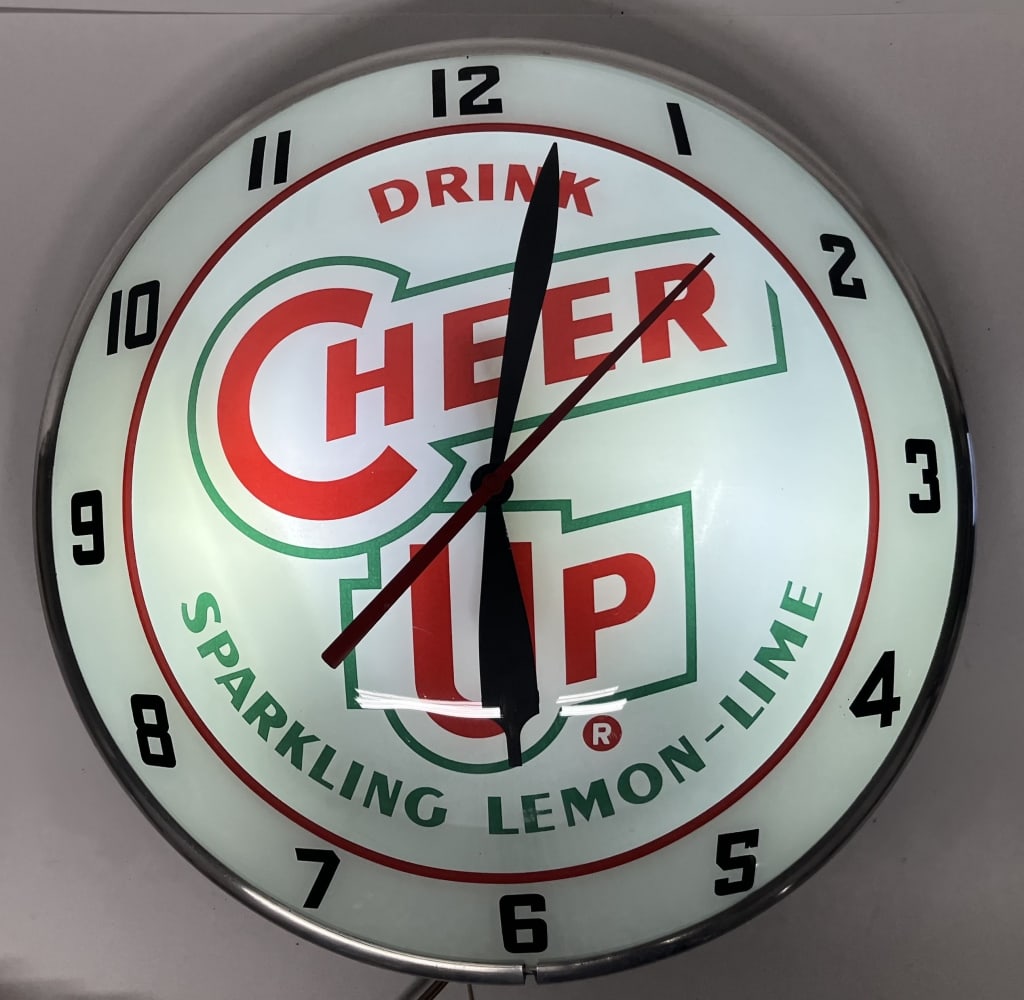 CHEER UP LEMON LIME DOUBLE BUBBLE CLOCK - 4