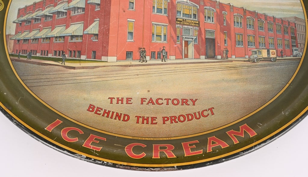 CUNNINGHAM'S ICE CREAM SERVING TRAY - 7