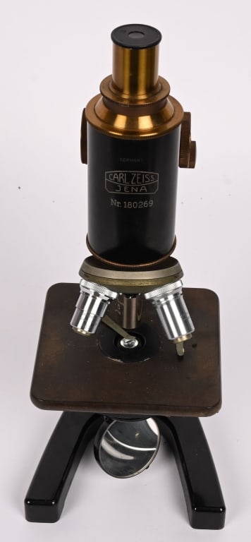 1950s BAUSCH LOMB MICROSCOPE w/ BOX - 3