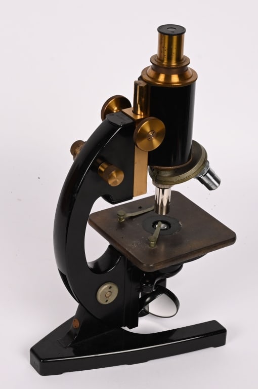 1950s BAUSCH LOMB MICROSCOPE w/ BOX - 5