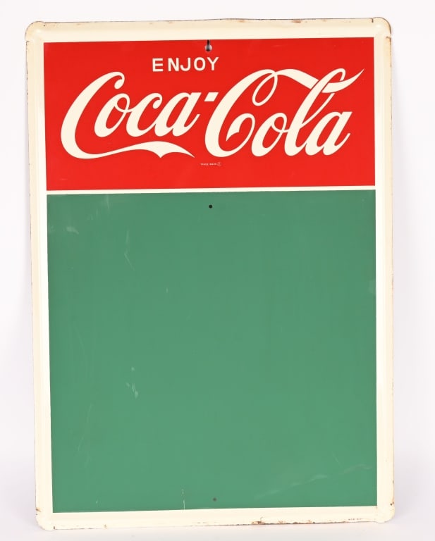 ENJOY COCA COLA CHALKBOARD TIN SIGN (1 of 4)