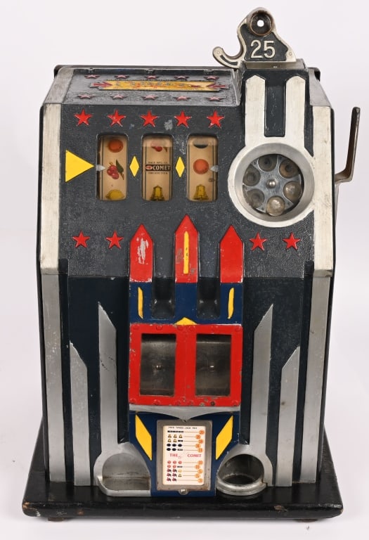 PACE 25c COMET SLOT MACHINE (1 of 8)