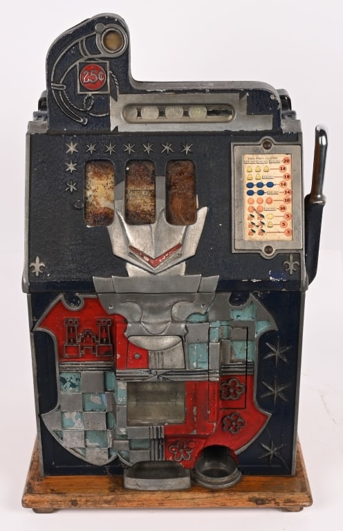 MILLS 25c CASTLE FRONT SLOT MACHINE (1 of 8)